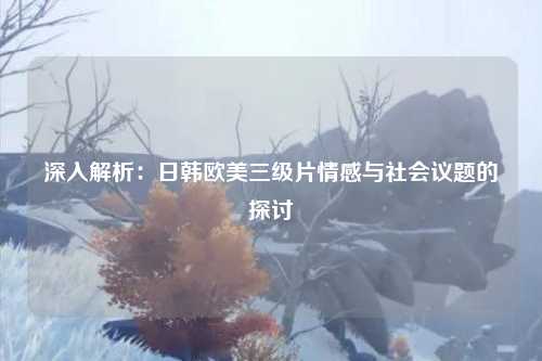 深入解析：日韩欧美三级片情感与社会议题的探讨
